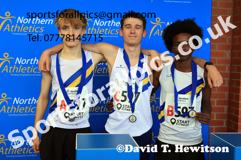 Mens Under-17s 2025 Northern Athletics Autumn Road Relays, Leigh, Lancashire. Photo: David T. Hewitson/Sports for All Pics